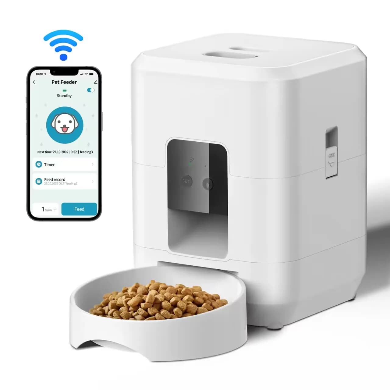 Automatic Pet Feeder with Timed Portions