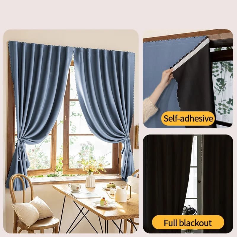 Self-Adhesive Blackout Curtain Panel