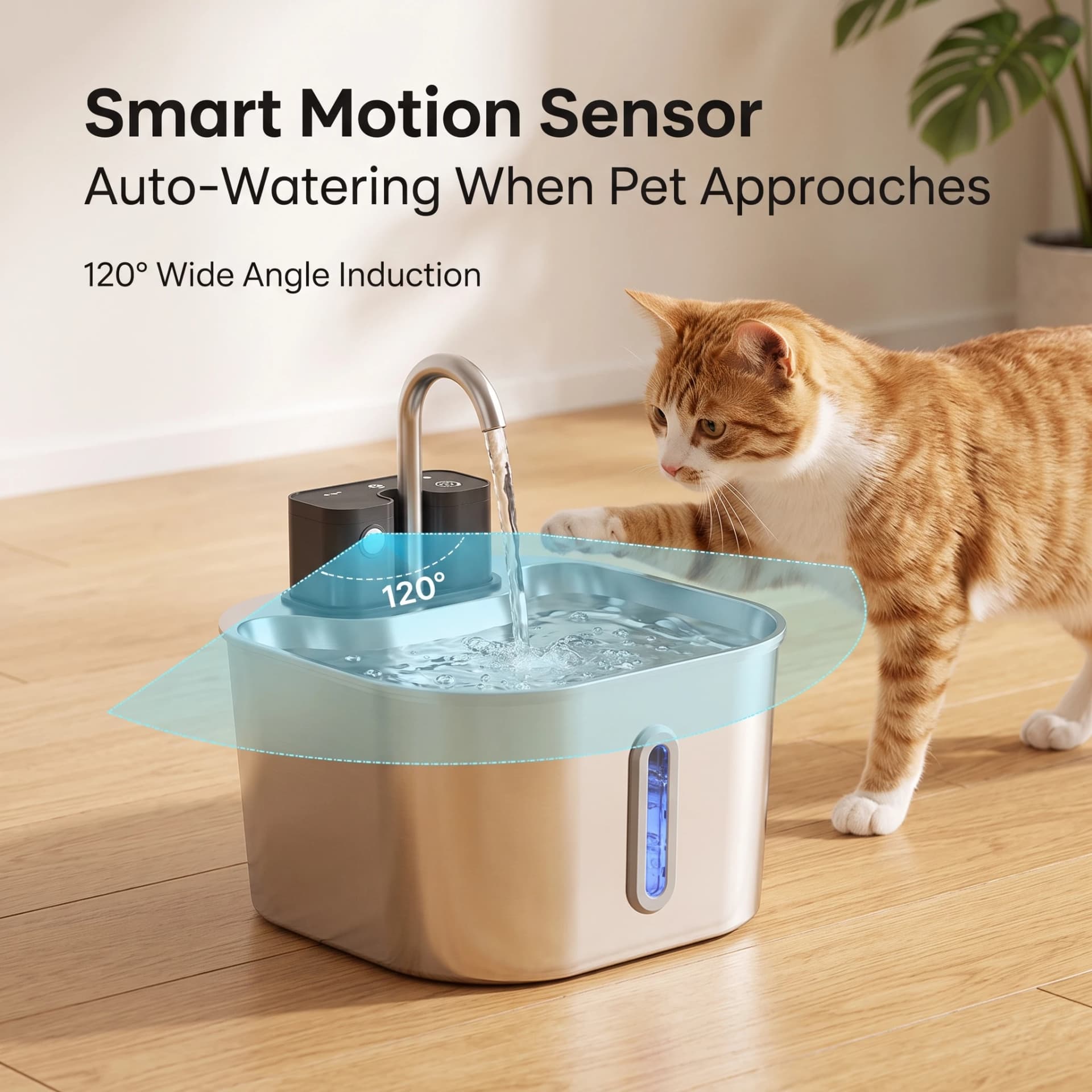 Wireless Rechargeable Cat Water Fountain