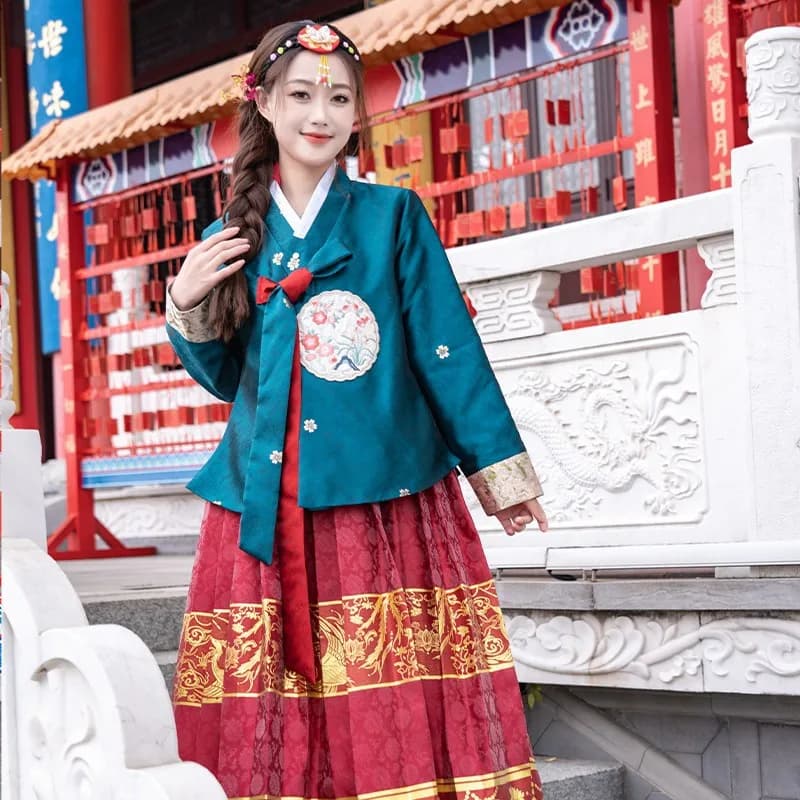 Traditional Korean Hanbok Dress