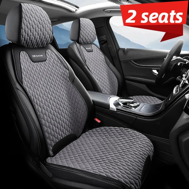 Linen Front Seat Cushion Covers
