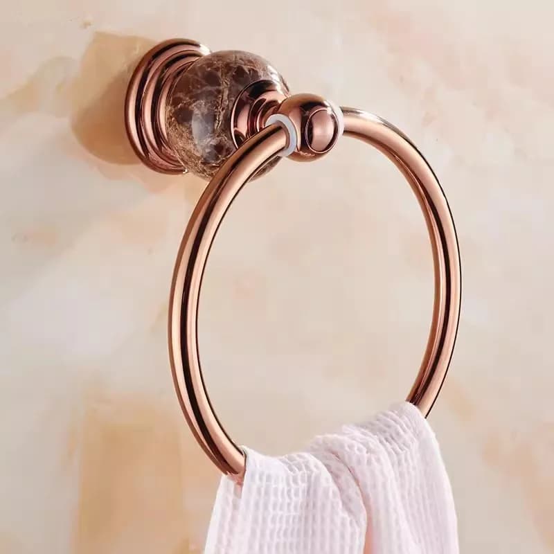 Bathroom Accessories Bath Shelf Rose Gold Paper Holder,Towel Bar,Soap Holder,Towel Rack,Glass Shelf,Hook bathroom Hardware Brass