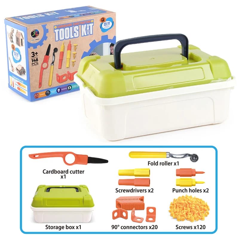 Cardboard Construction Tool Kit for Kids