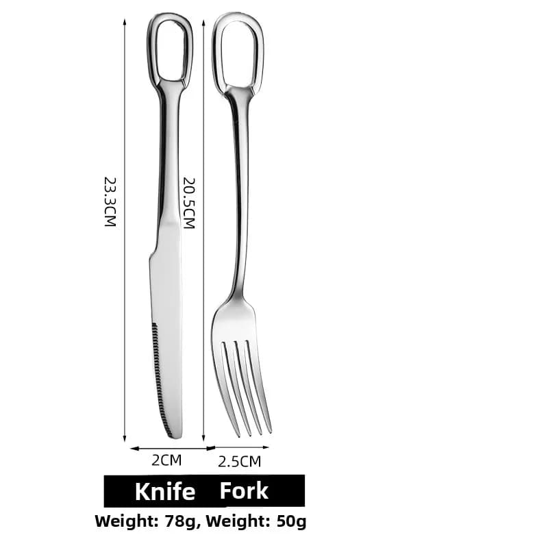 Western Dining Utensils Three-Piece Set
