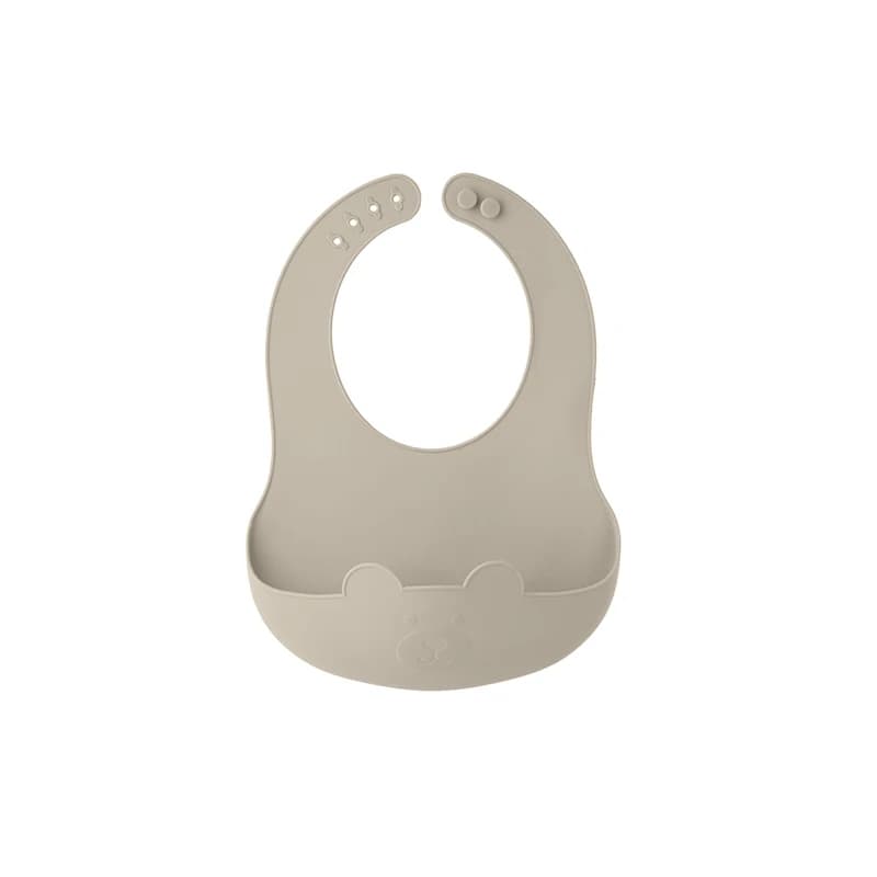 Silicone Baby Bib, Lightweight Foldable Design