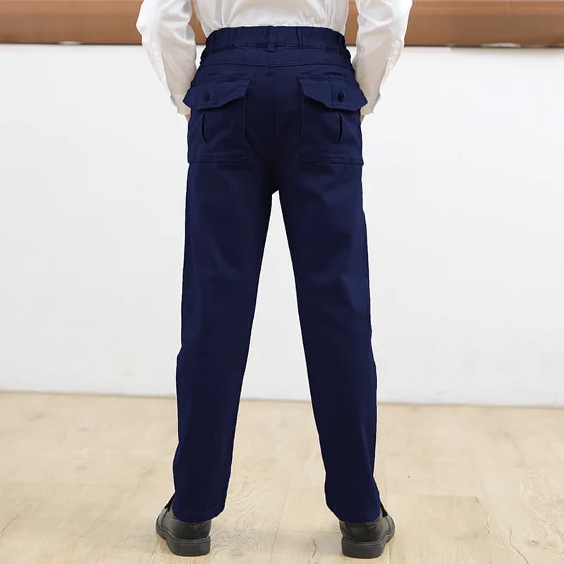 Kids Khaki School Uniform Pants