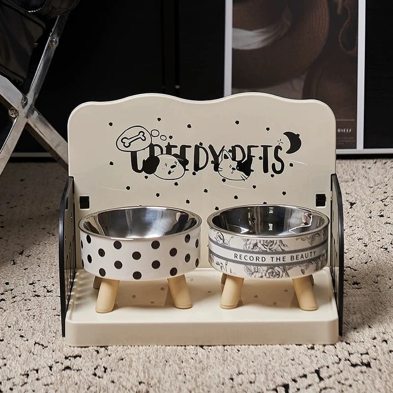 Elevated Pet Bowl Feeding Stand