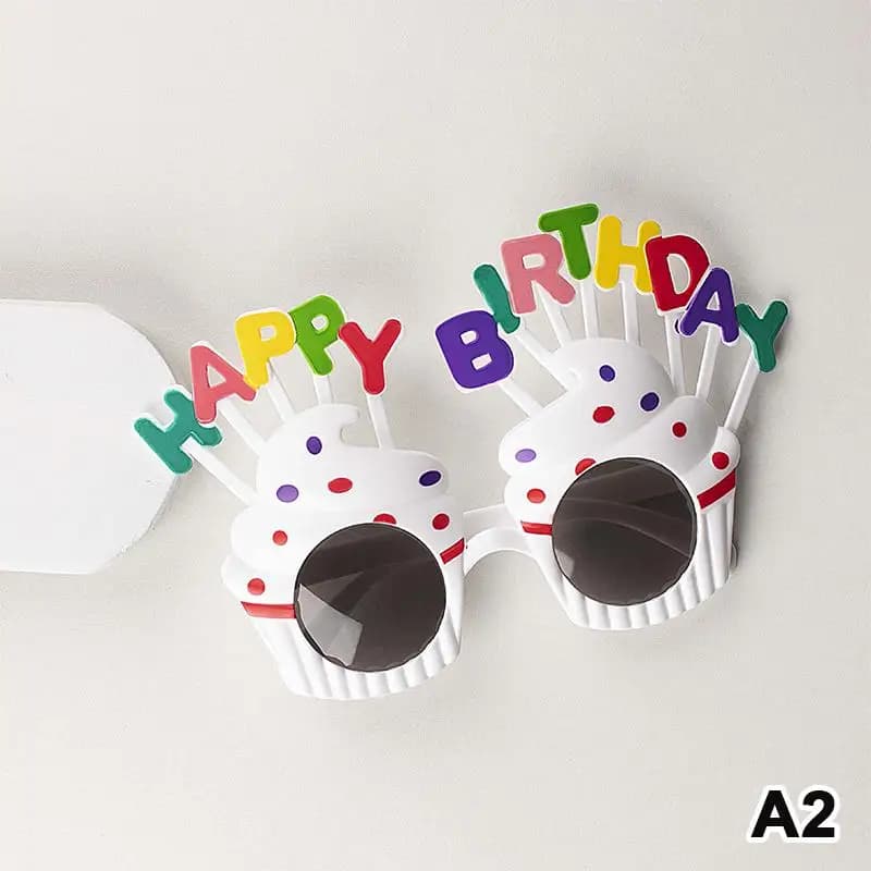 Birthday Party Novelty Glasses Photo Booth Props