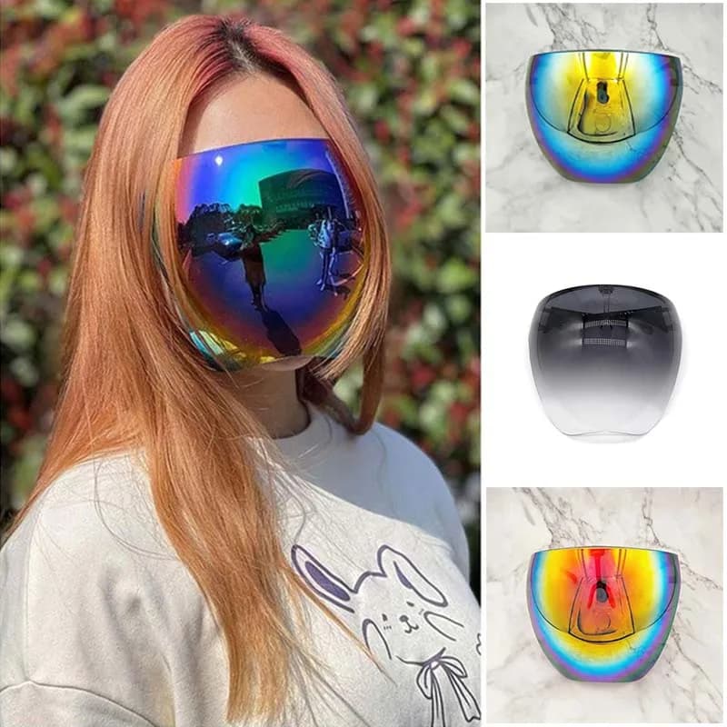 Sunglasses Women Men Protective Faceshield Glasses Goggles Full Face Covered Spherical Lens Anti-Spray Safety Sunglasses Men