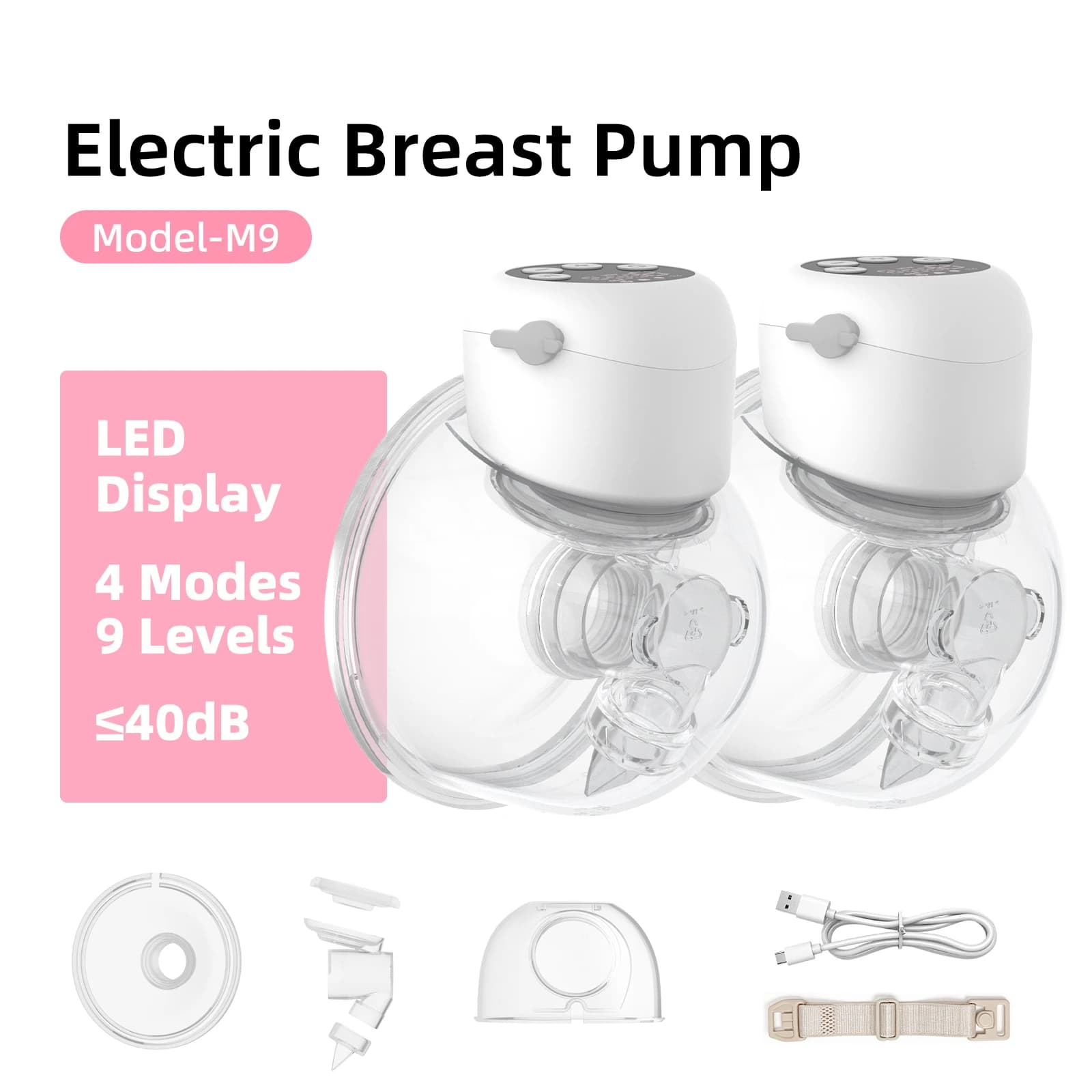 Hands-Free Wearable Breast Pump