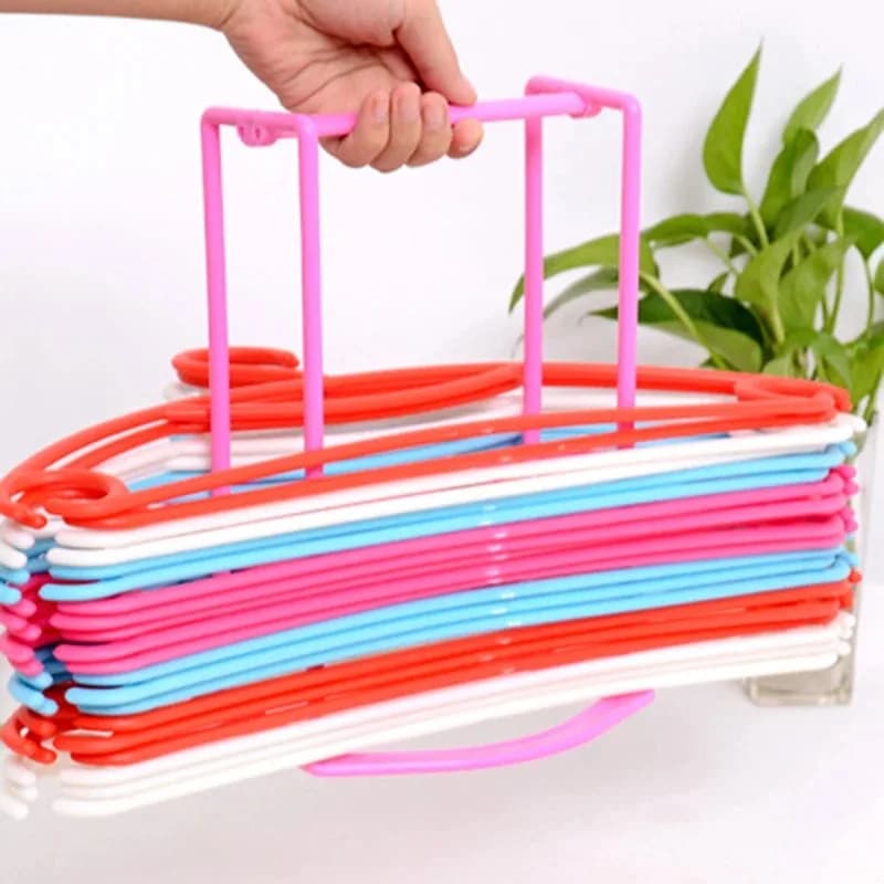 Plastic Hanger Organizer Storage Rack