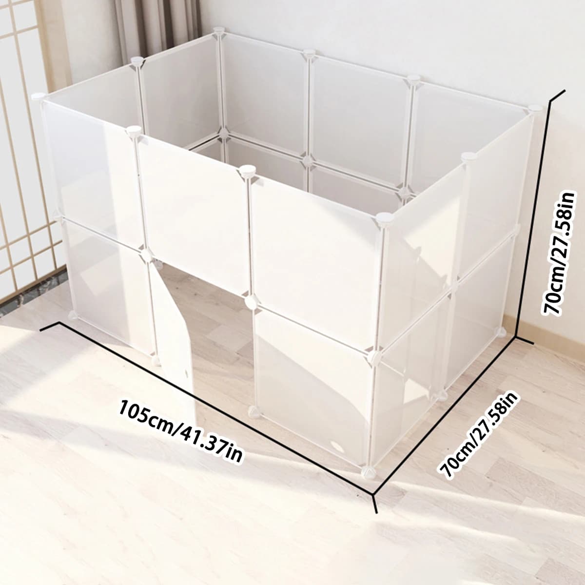 Detachable Plastic Pet Playpen for Small Animals