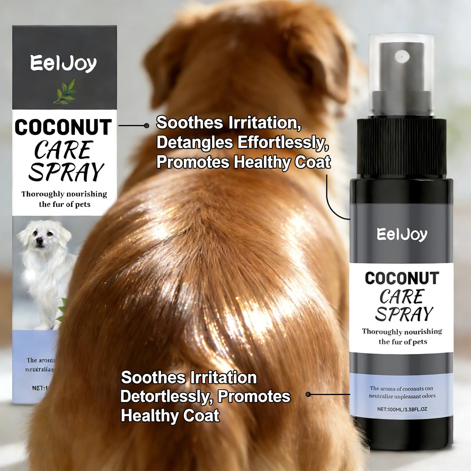 Pet Coconut Care Grooming Spray