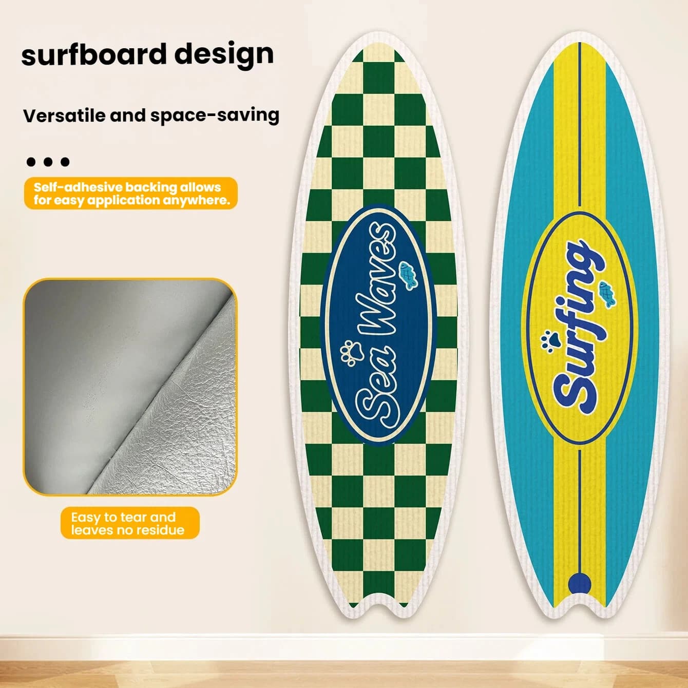 Surfboard Wall-Mount Cat Scratcher