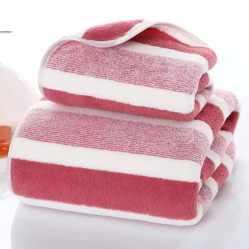 Bath Towel Set - 70x140cm Bath Towel Hand Towel/Washcloths, Ultra Soft Microfiber, Super Absorbent Quick Dry