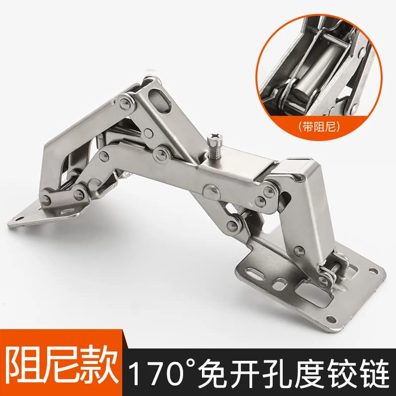 165-Degree Heavy-Duty Cabinet Door Hinge