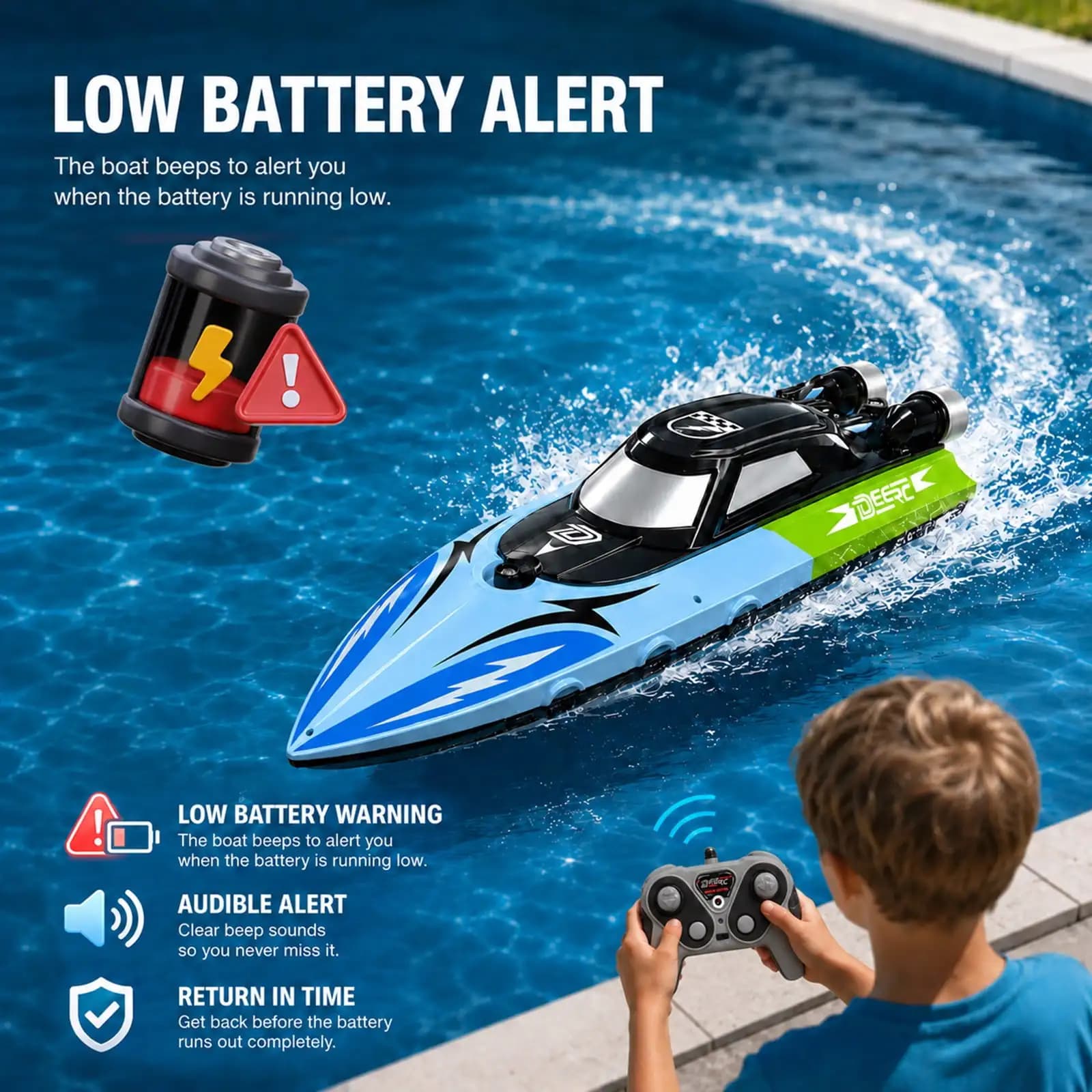 2.4GHz Remote Control Racing Speed Boat