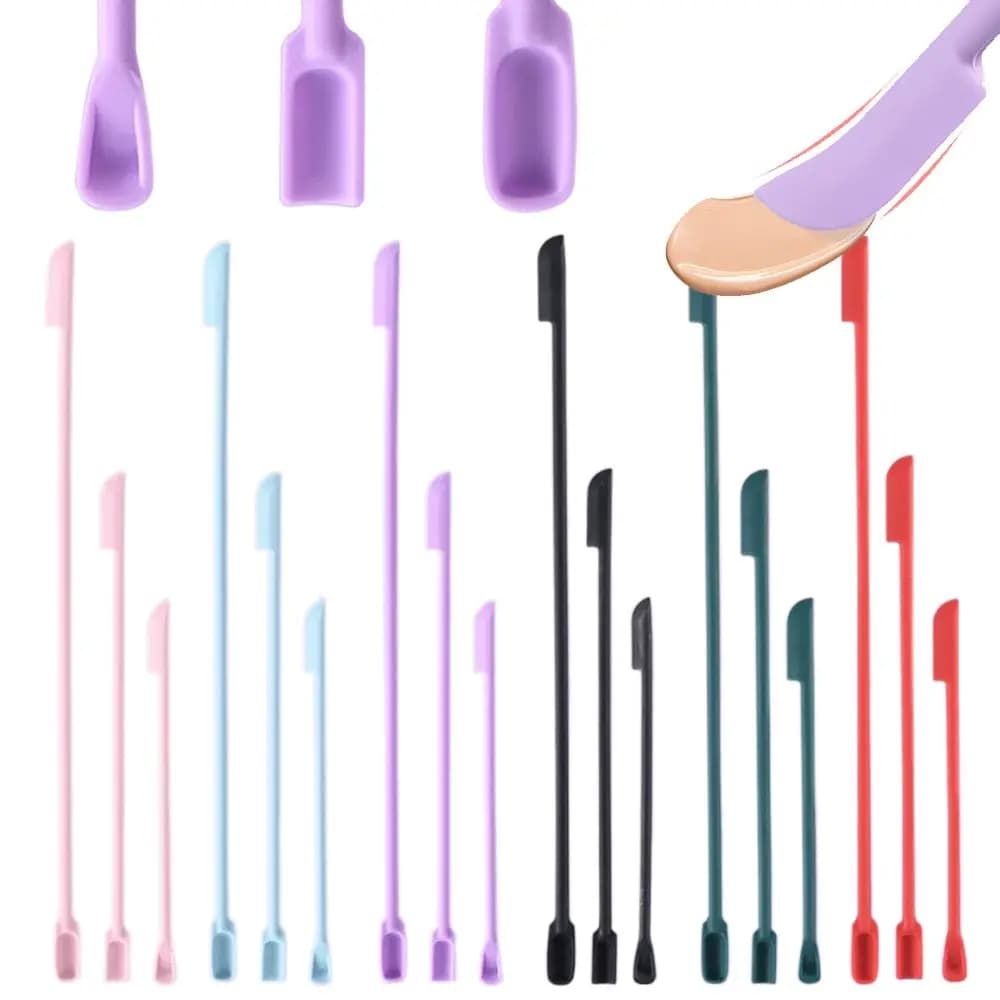 Soft Beauty Tools Face Mask Brush Last Drop Scoop Cream Silicone Spatula Cosmetics Spoon Makeup Brushes Deep Bottle Scraper