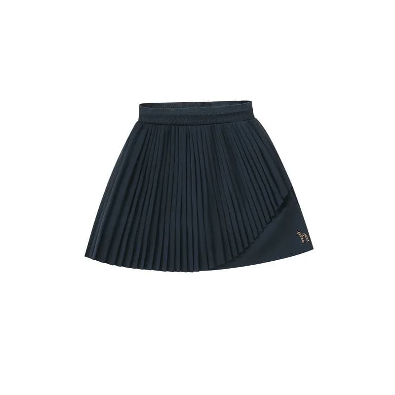 Girls Pleated Athletic Skirt with Built-In Shorts