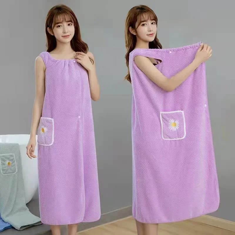 Women's Wearable Bath Wrap Towel