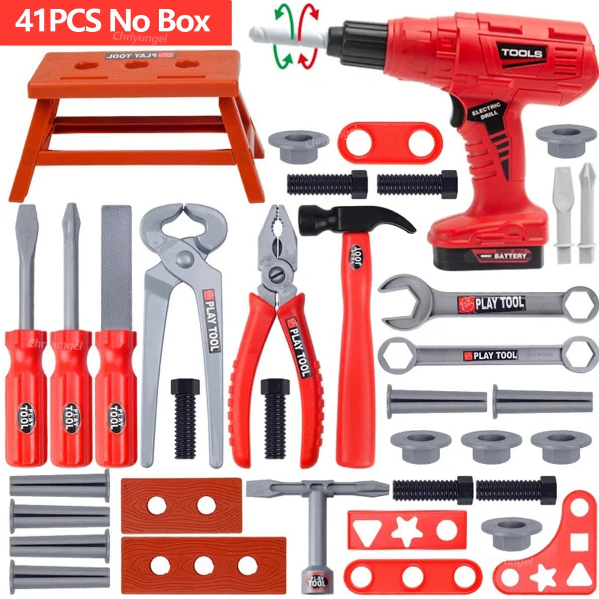 Kids Pretend Play Tool Set