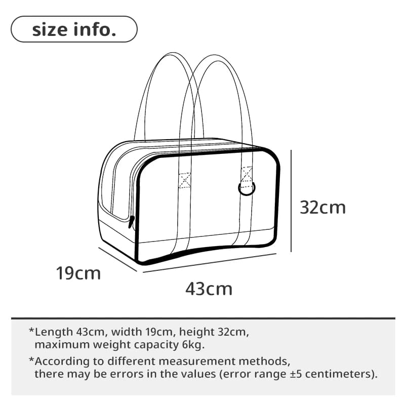 Pet Carrier Backpack with Cushion Mat