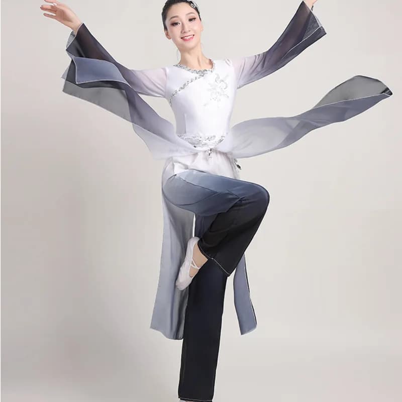Women's Traditional Chinese Folk Dance Costume