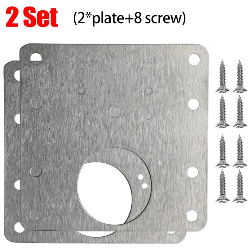 Stainless Steel Hinge Repair Mounting Plate