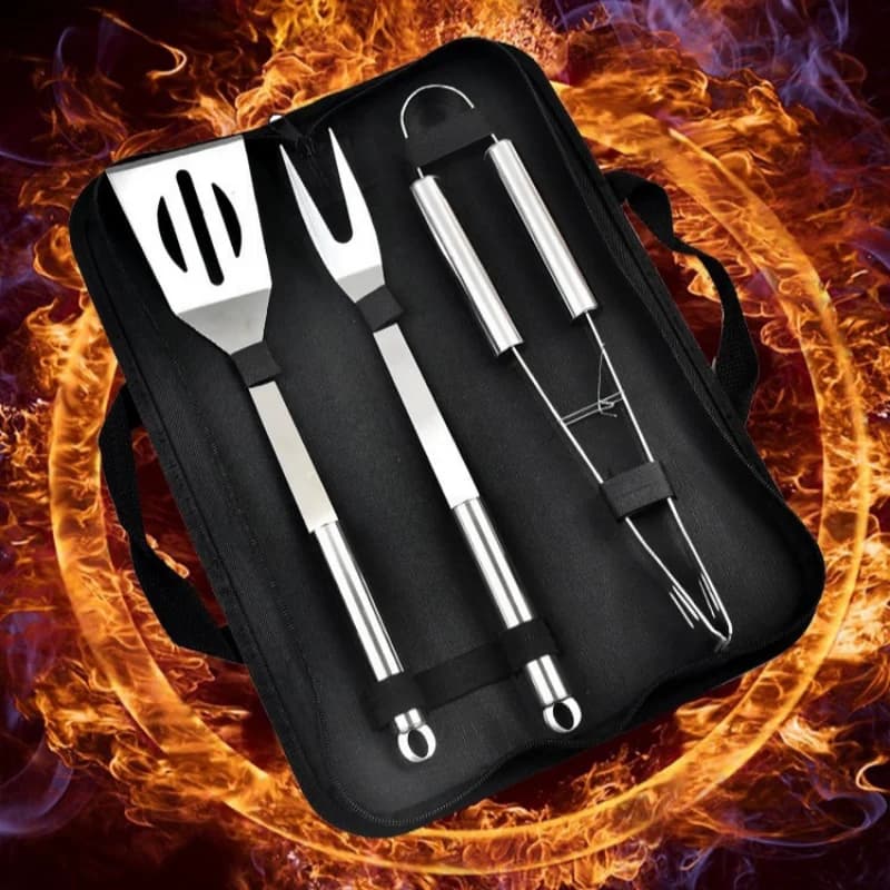 BBQ Grill Tool Set Stainless Steel