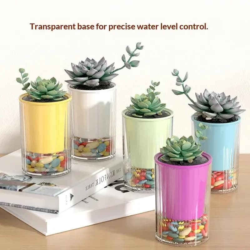 Self-Watering Planter Pot with Drainage