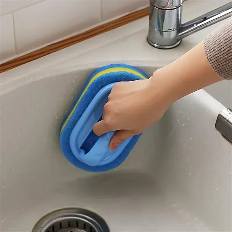 Sponge Cleaning Brush With Handle