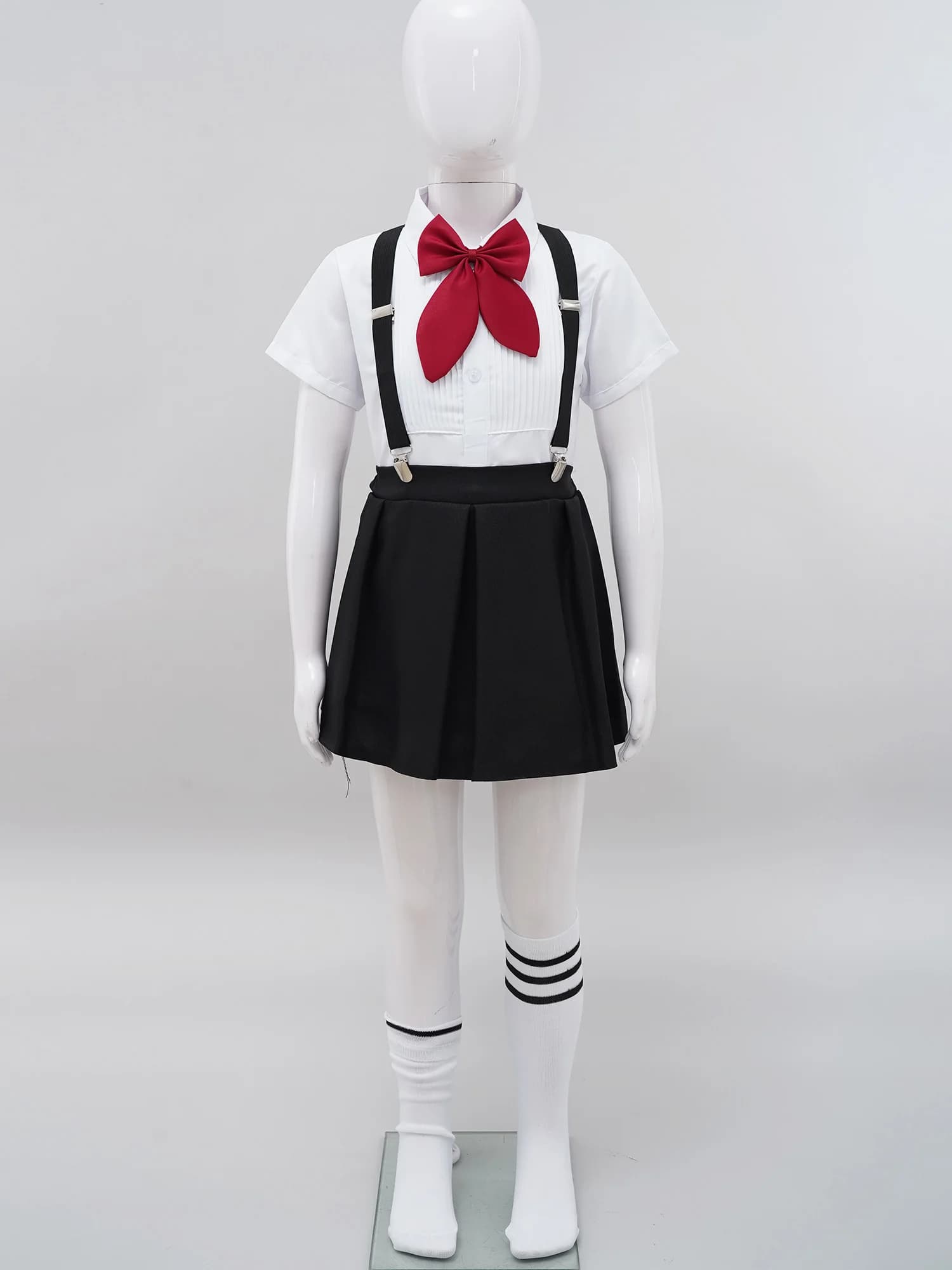 Girls Choir Performance Uniform with Bow Tie