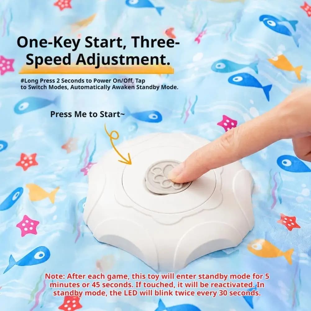 Cat Hunting Carpet, Teasing Stick, Five Pointed Star Toy, Automatic Rotating Wheel, Self Hi, Hiding Hood, Interactive Cat Toy