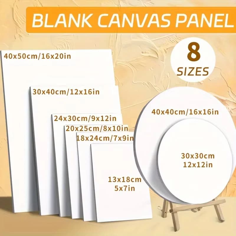 Canvas Board Painting Pack, 10-Piece