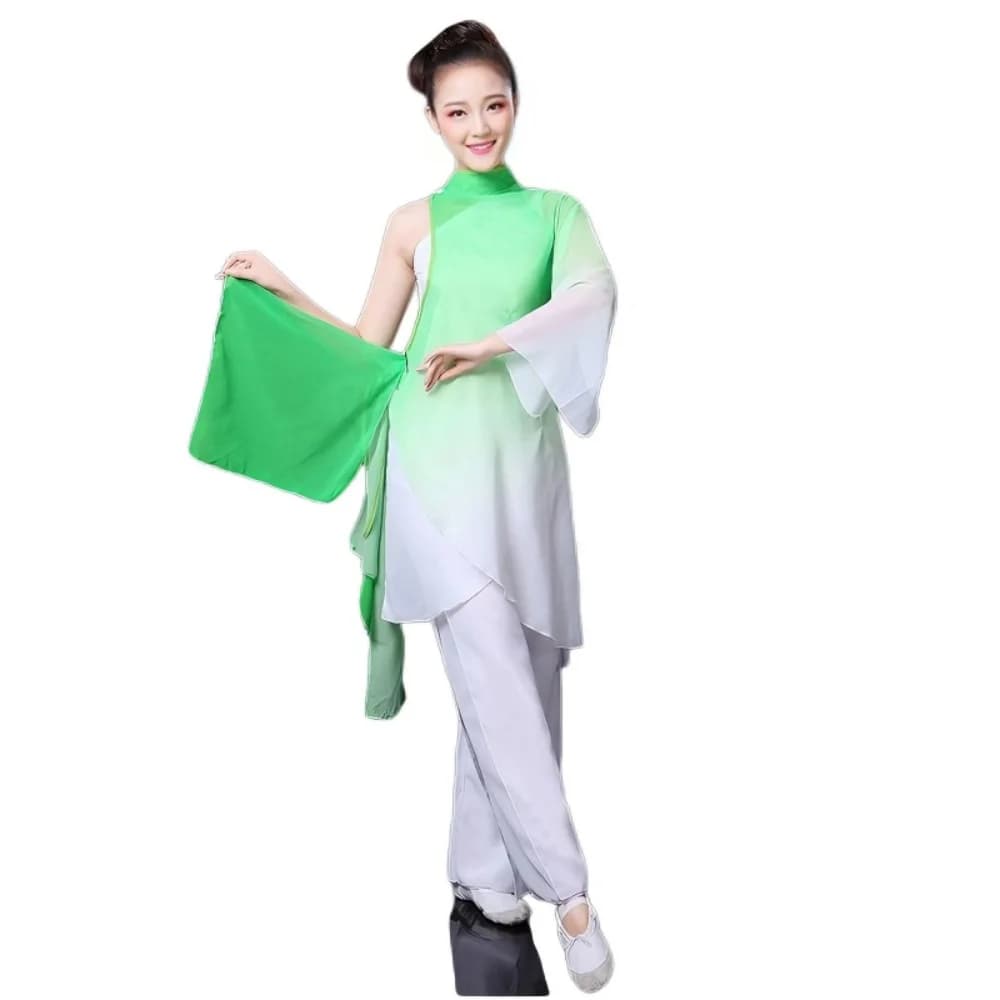 Chinese Dance Costume with Water Sleeves