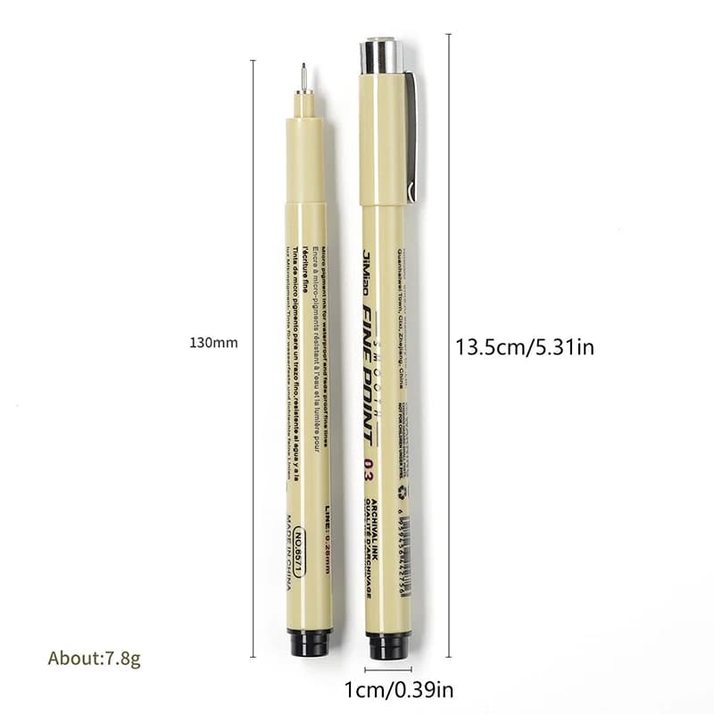 Nail Art Graffiti Line Pen Gel Painting Waterproof Wire Drawing Pen Detail Sketching Pen Nail Design Tools