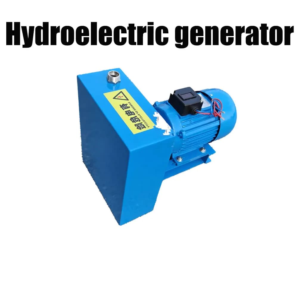 Off-Grid Home Hydroelectric Generator 20KW 230V 220V Single Phase AC Water Turbine For Rural Self-Sufficient Power 30KW Option