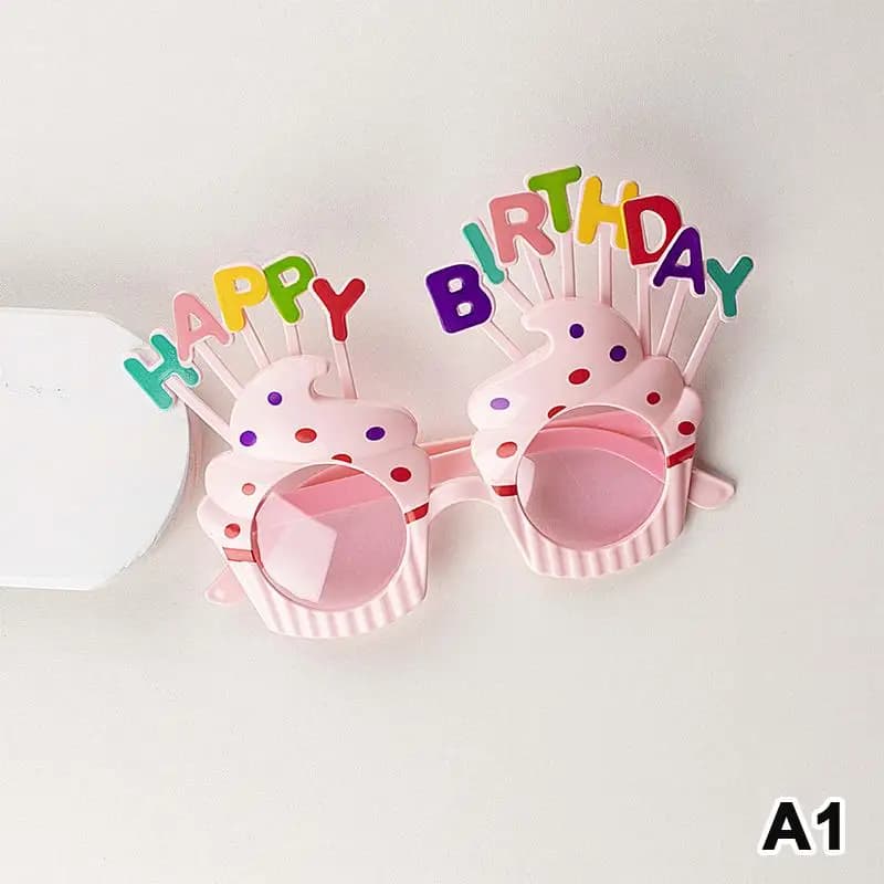 Birthday Party Novelty Glasses Photo Booth Props