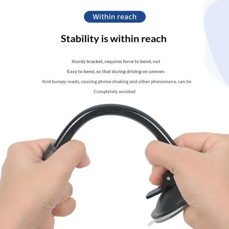 Car Mount for Phones Universal Holder with 360° Rotation for Dashboards and Windshields Easy Setup