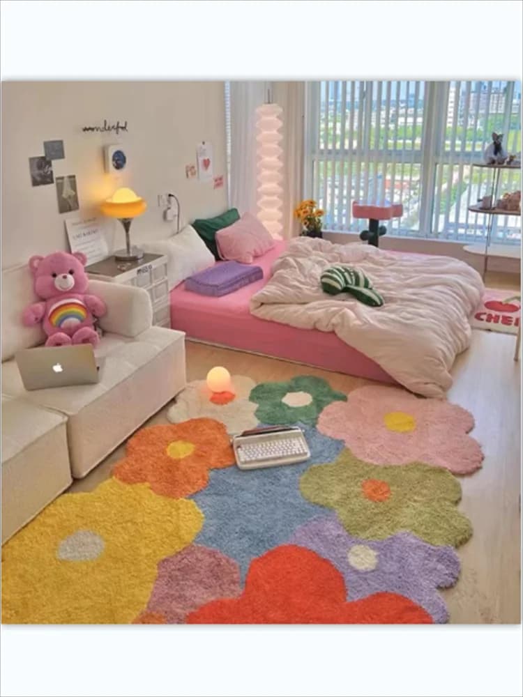 Flower Carpet Modern Area Rug