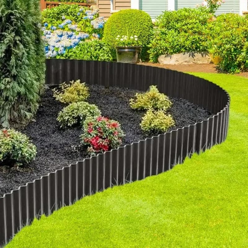 Garden Border Edging Landscape Border Weatherproof Landscape Border Edging Corrugated Corrugated Garden Edging
