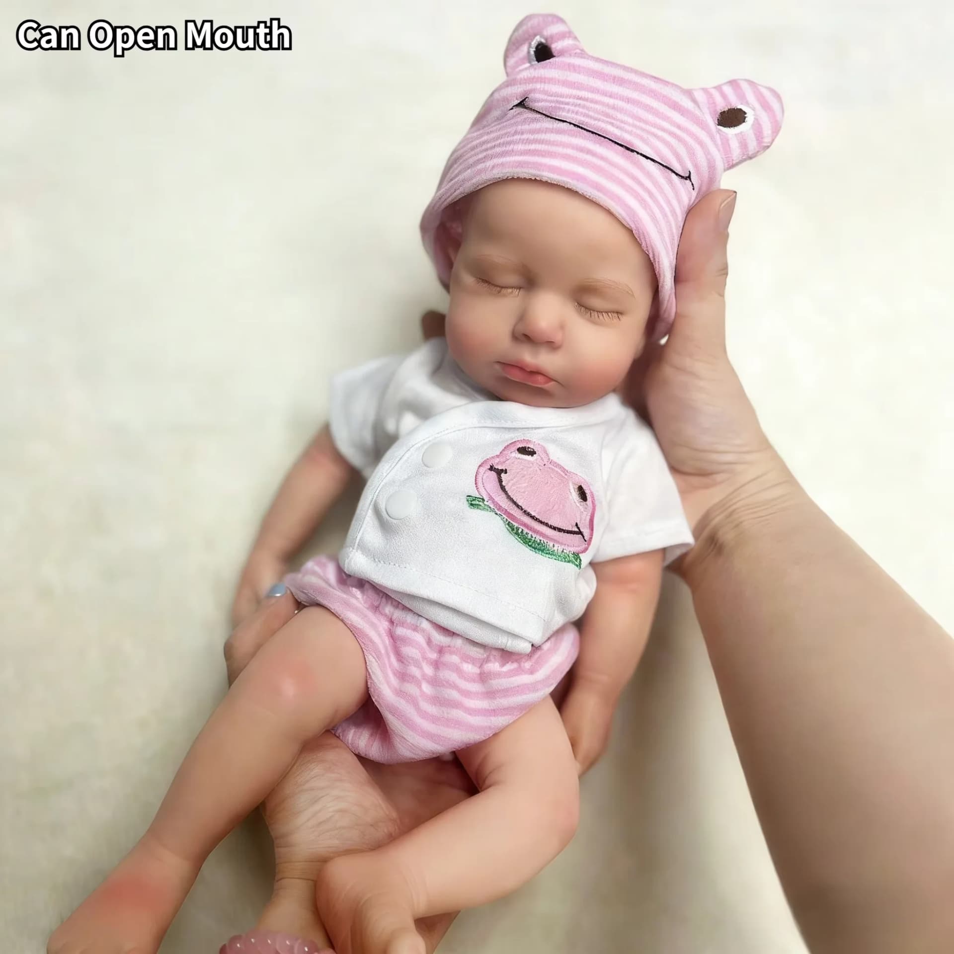 Loulou Reborn Baby Doll Full Body Soft Silicone