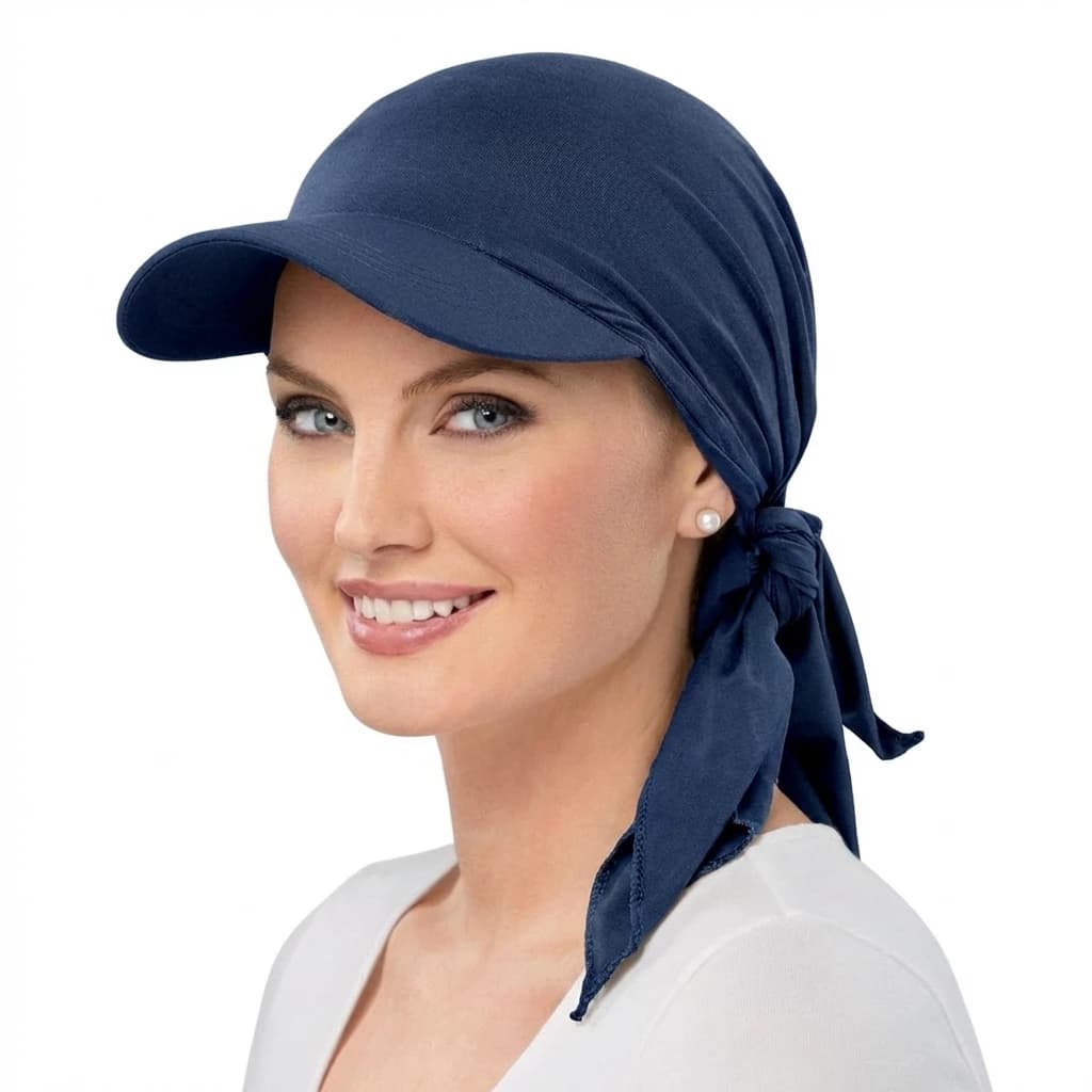 Women's Classic Solid Turban Baseball Cap