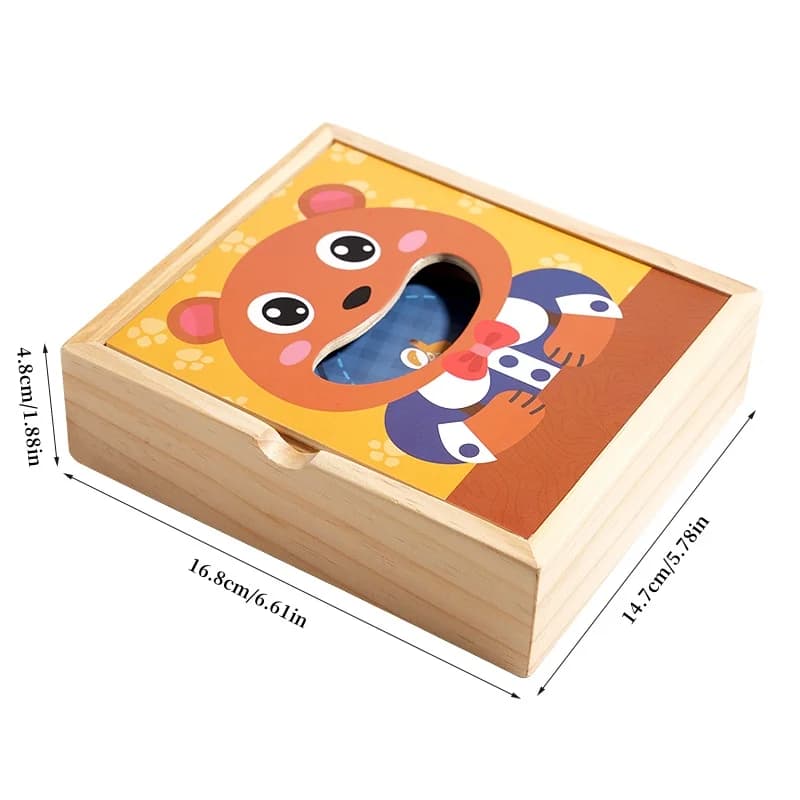 Parent child simulation teddy bear feeding game, early childhood education, baby's fine action, spoon training toy