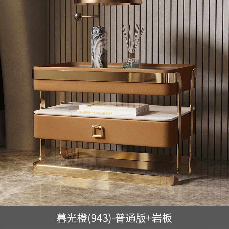 Aesthetic Simple Nightstand Modern Bedside Nordic Storage Nightstand Floor Luxury Mesita De Noche Dormitorio Home Furniture