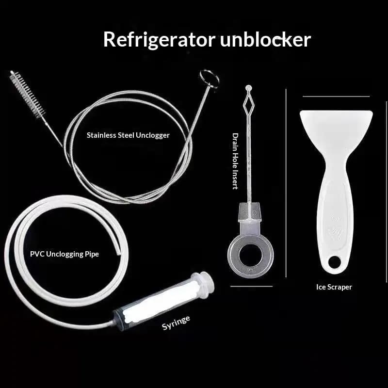 Drain Cleaning Syringe Kit With Hose Attachments