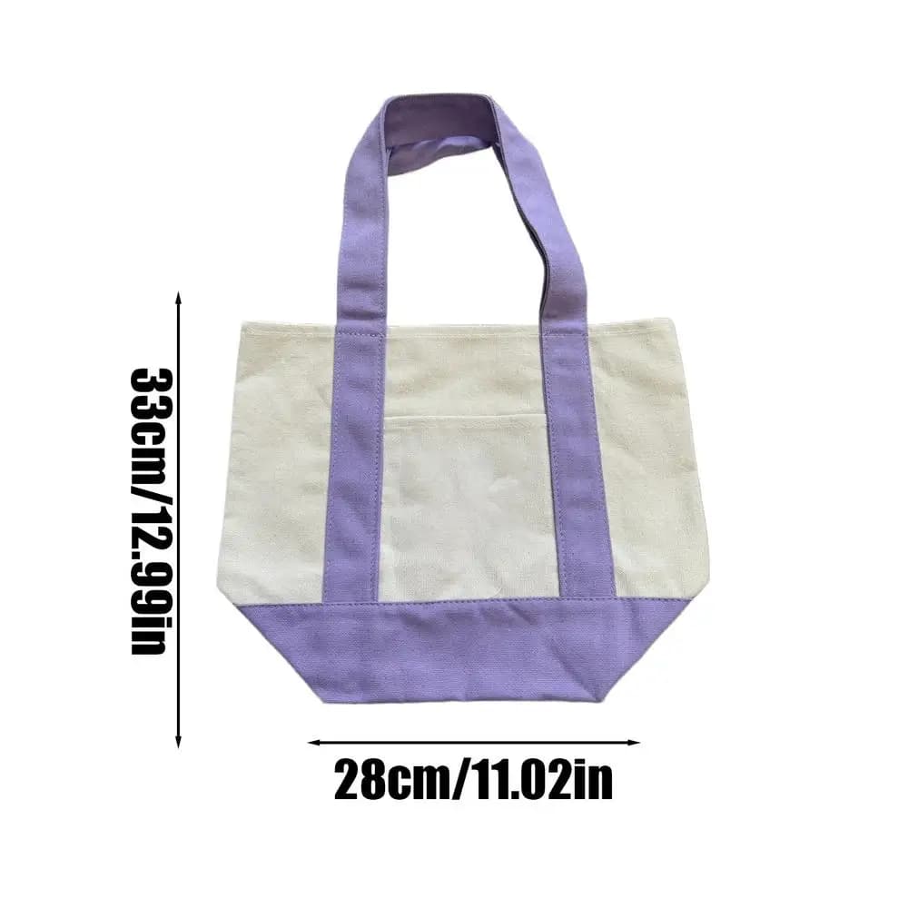 Canvas Minimalist Commuter Tote Bag