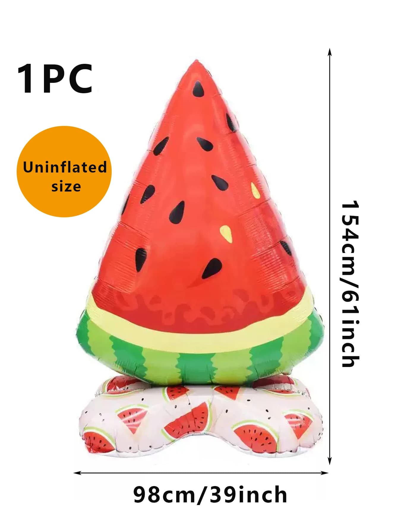 1 pack of strawberry, lemon, watermelon, avocado, carrot, pineapple standing balloons for birthday party theme party decoration