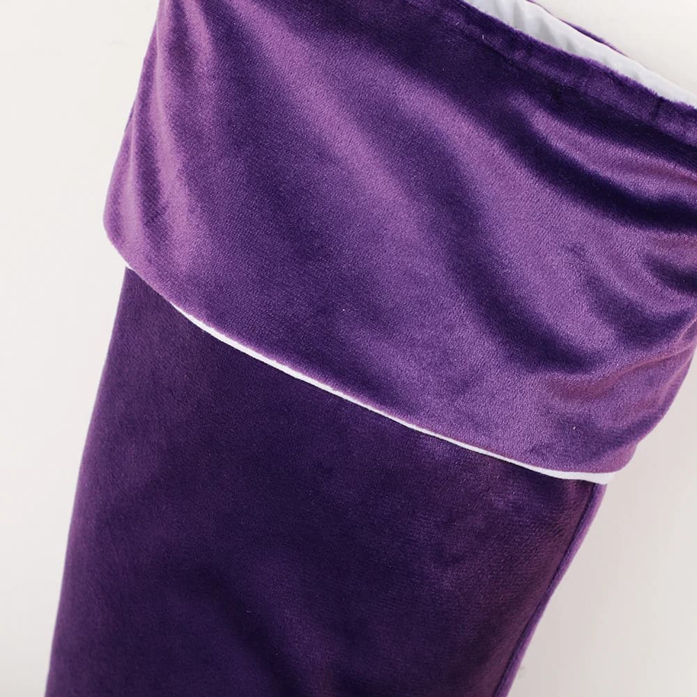 Velvet Christmas Stocking for Kids