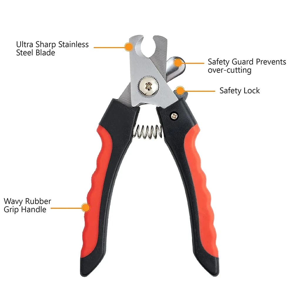 Dog Nail Clippers with Quick Sensor Safety Guard
